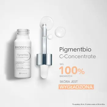 Bioderma Pigmentbio C-Concentrate, rozjaśniający koncentrat z witaminą C, redukujący przebarwienia, 15 ml