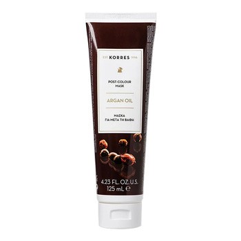 Korres, maska do włosów farbowanych z olejem arganowym, 125 ml