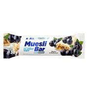 Allnutrition Muesli Bar, baton na bazie musli z czarną porzeczką, 30 g