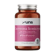 Uns Czerwona koniczyna + Bioperine, kapsułki, 60 szt.