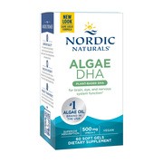 Nordic Naturals Algae DHA 500 mg, kapsułki, 60 szt.