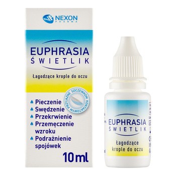 Euphrasia Świetlik, łagodzące krople do oczu, 10 ml