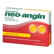Benzydamine neo-angin smak cytrynowy, 3mg, pastylki twarde, 20 szt.