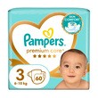 Pampers Premium Care 3 (6-10 kg), pieluszki jednorazowe, 60 szt.