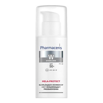 Pharmaceris W Mela-Protect, nawilżająco-ochronny krem rozjaśniający przebarwienia SPF50+, 50 ml