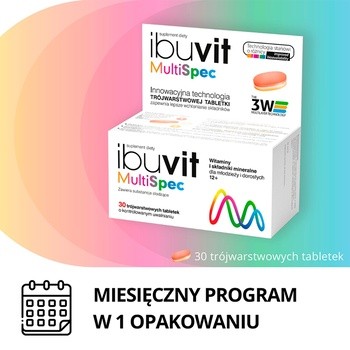 Ibuvit MultiSpec, tabletki trójwarstwowe, 30 szt.
