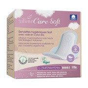 SIlver Care, Podpaski ekologiczne Soft na noc 100% BIO, 10 szt.