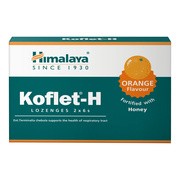 Himalaya Koflet-H, pastylki do ssania, smak pomarańczowy, 12 szt.