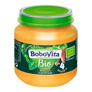 BoboVita Bio, obiadek brokuły z batatami, 4 m+, 125 g