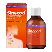 Sinecod, 1,5 mg/ml, syrop, 100 ml