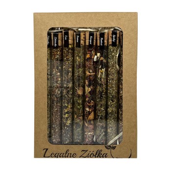 Legalne Ziółka, zestaw Herbata w Probówkach, mieszanka ziół, 80 g