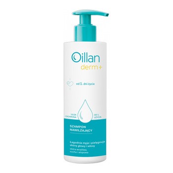 Oillan Derm+, szampon nawilżający, 180 ml