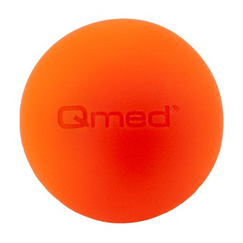 Qmed Lacrosse Ball, piłka do masażu punktowego, pomarańczowa, 1 szt.