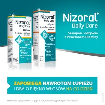 Nizoral Care, szampon do włosów z tendencją do łupieżu, 200 ml