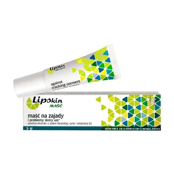 LIPSkin, maść na zajady i problemy skóry ust, 5 g