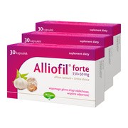 Zestaw 3x Alliofil forte, kapsułki, 30 szt.