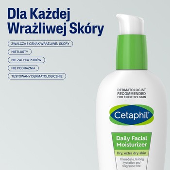 Cetaphil, krem nawilżający do twarzy na dzień, 88 ml