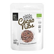 Diet-Food, Cacao Nibs, bio łamane ziarno kakaowca, 100 g