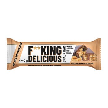 Allnutrition Fitking Delicious Snack Bar, baton o smaku karmelu i orzechów, 40 g