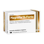 Magnefar B6 Forte, tabletki powlekane, 90 szt.