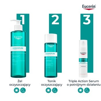 Eucerin Dermopure Clinical, tonik oczyszczający do twarzy, 200 ml