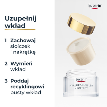 Eucerin Hyaluron-Filler + Elasticity, krem na noc, refill, 50 ml