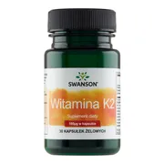 Swanson Witamina K2, 100 µg, kapsułki, 30 szt.