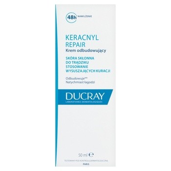 Ducray Keracnyl Repair, krem odbudowujący, 50 ml