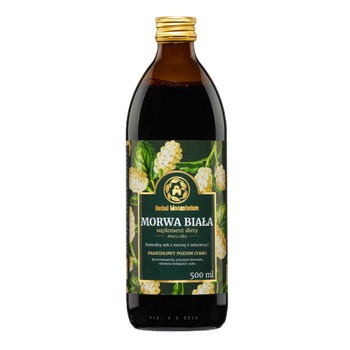 Herbal Monasterium Morwa Biała, sok, naturalny, 500 ml