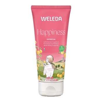 Weleda Happiness, żel pod prysznic z grejpfrutem, 200 ml