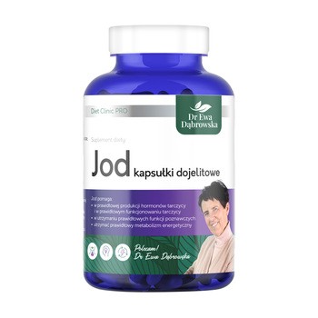 Dr Ewa Dąbrowska, Jod, kapsułki dojelitowe, 180 szt.