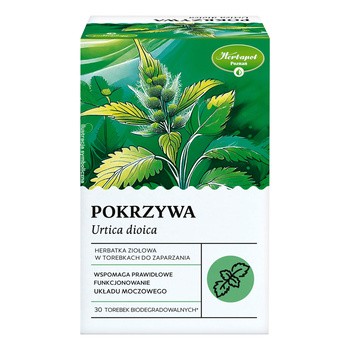Herbapol Poznań, Pokrzywa, herbatka ziołowa, 30 x 1,5 g