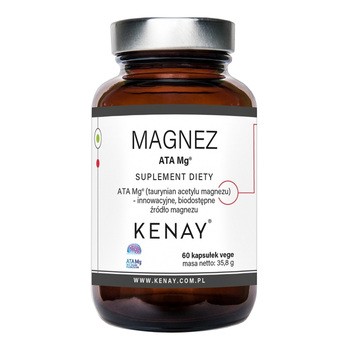KENAY Magnez ATA Mg, kapsułki, 60 szt.