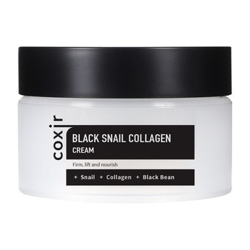 Coxir Black Snail Collagen Cream, odżywczy krem przeciwzmarszczkowy, 30 ml