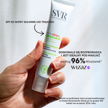 SVR Sebiaclear Creme SPF 50+, krem matujący, 40 ml