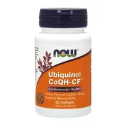 Ubiquinol CoQH-CF, kapsułki,  60 szt. (Now Foods)