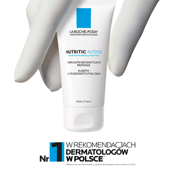 La Roche-Posay Nutritic Intense, krem odżywczo - regenerujący, do skóry suchej, 50 ml, tuba