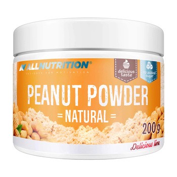 Allnutrition Peanut Powder Natural, odtłuszczony krem orzechowy w proszku, 200 g
