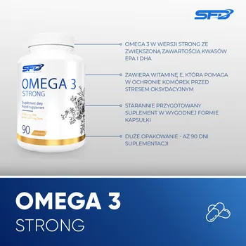 SFD Omega 3 strong, kapsułki, 90 szt.