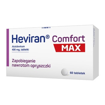 Heviran Comfort MAX, 400 mg, tabletki, 60 szt.