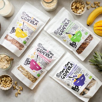 Diet-Food, Bio Granola More&More, Mango i Czarna Porzeczka, 300 g