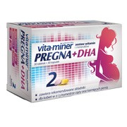 Vita-Miner Pregna + DHA, tabletki + kapsułki, 30 szt. + 30 szt.