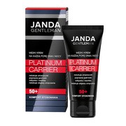 Janda Gentleman, Platinum Carrier 50+, męski krem na każdą porę dnia i nocy, 50 ml