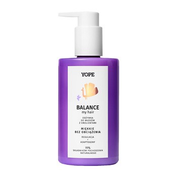 Yope Balance my hair, odżywka do włosów z emolientami, 300ml