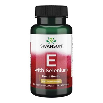 Swanson Witamina E z selenem, kapsułki, 90 szt.