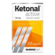 Ketonal Active, 50 mg, kapsułki twarde, 20 szt.