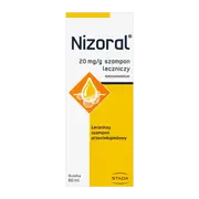 Nizoral, 20 mg/g, szampon leczniczy, 60 ml (butelka)
