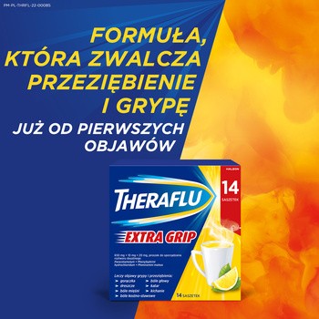 Theraflu ExtraGRIP, proszek do sporządzenia roztworu doustnego, 14 saszetek