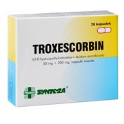Troxescorbin, 50 mg+200 mg, kapsułki twarde, 20 szt.