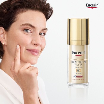 Eucerin Hyaluron-Filler + Elasticity 3D serum, do skóry dojrzałej, przeciwzmarszczkowe, 30 ml